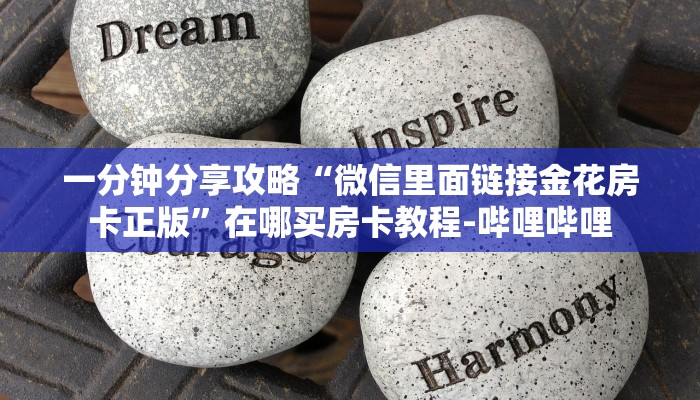 一分钟分享攻略“微信里面链接金花房卡正版”在哪买房卡教程-哔哩哔哩 一分钟分享攻略“微信里面链接金花房卡正版”在哪买房卡教程-哔哩哔哩