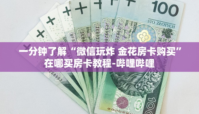 一分钟了解“微信玩炸 金花房卡购买”在哪买房卡教程-哔哩哔哩