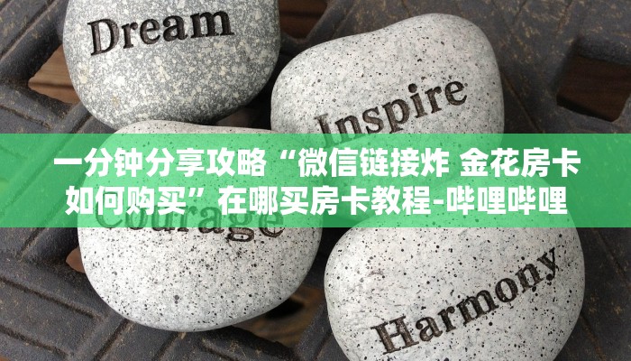 一分钟分享攻略“微信链接炸 金花房卡如何购买”在哪买房卡教程-哔哩哔哩