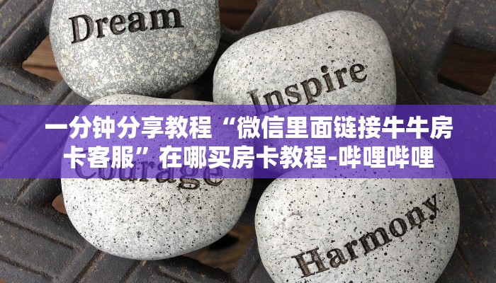 一分钟分享教程“微信里面链接牛牛房卡客服”在哪买房卡教程-哔哩哔哩